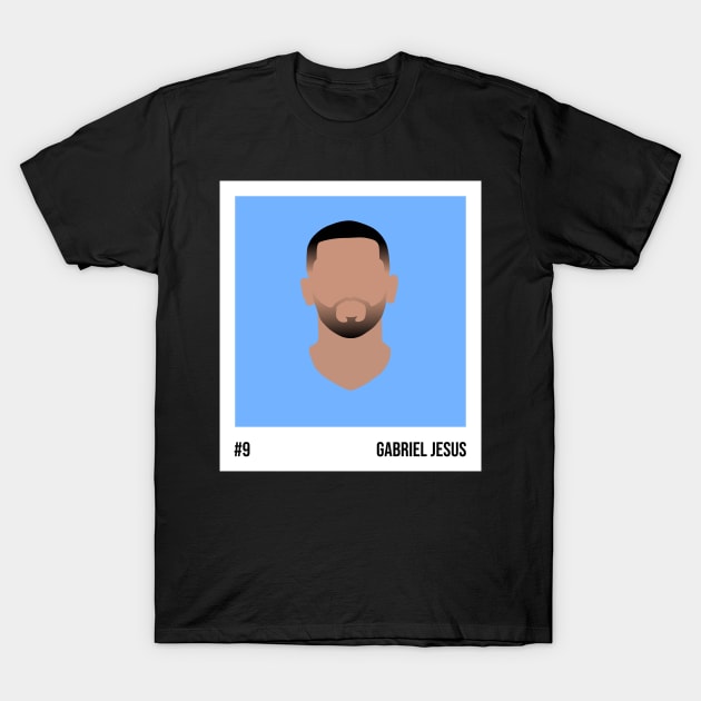 Gabriel Jesus Minimalistic Camera Film T-Shirt by GotchaFace